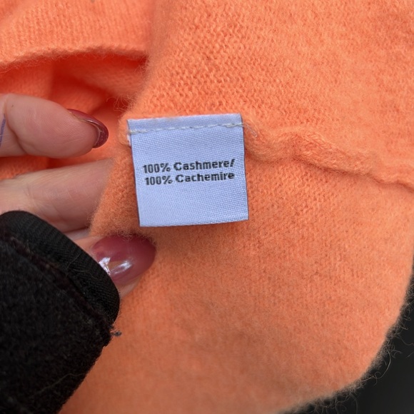 Cashmere sweater size small orange colour - Picture 3 of 4